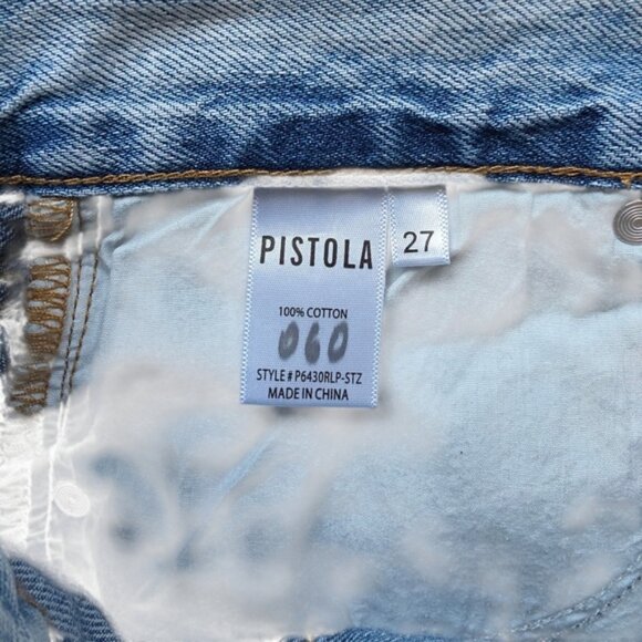 Pistola Keaton High Rise Slim Straight in Playday Sz 27 - Picture 7 of 11